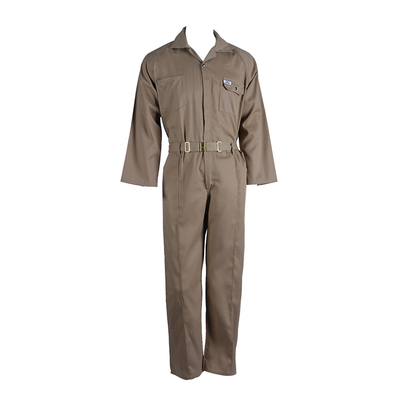 C01 Tartós barna, több zsebes munkaruha