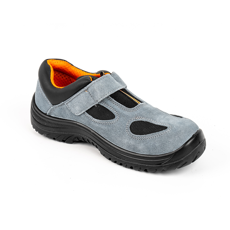 SS106 légáteresztő hálós acél orrú velúr bőr biztonsági cipő SS106 légáteresztő hálós acél orrú velúr bőr biztonsági cipő