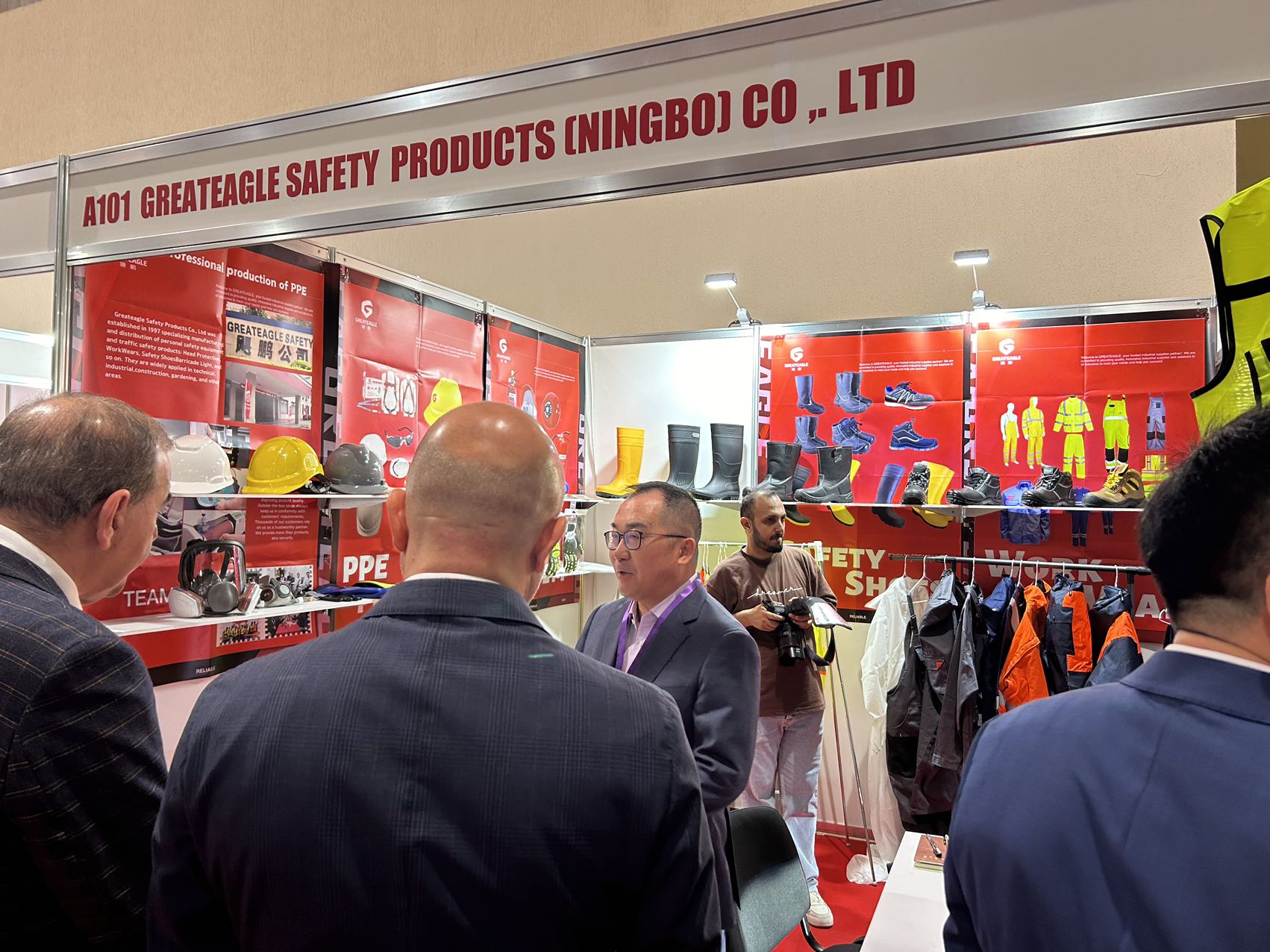 A Greateagle Safety Products bemutatkozott a 2024-es World Trade Expo Azerbajdzsáni és Kínai Világkiállításon