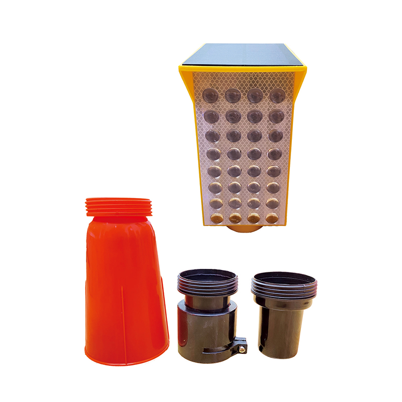 WL034 Solar villogó figyelmeztető lámpa