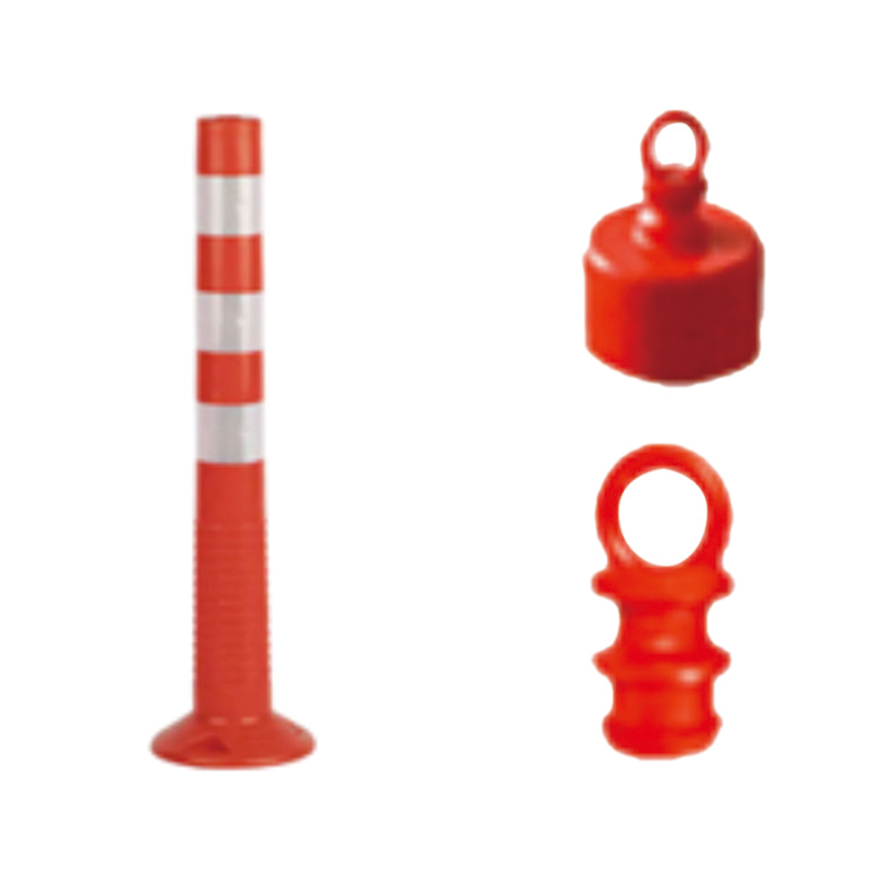 TS005 kültéri figyelmeztető oszlop talppal