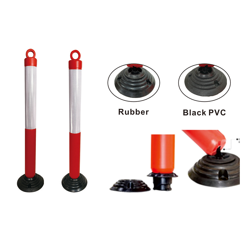 TS008 hordozható sávelválasztó figyelmeztető tábla